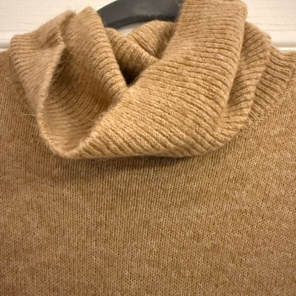 Vince Camuto Camel Turtleneck Sweater Maxi Dress Size M